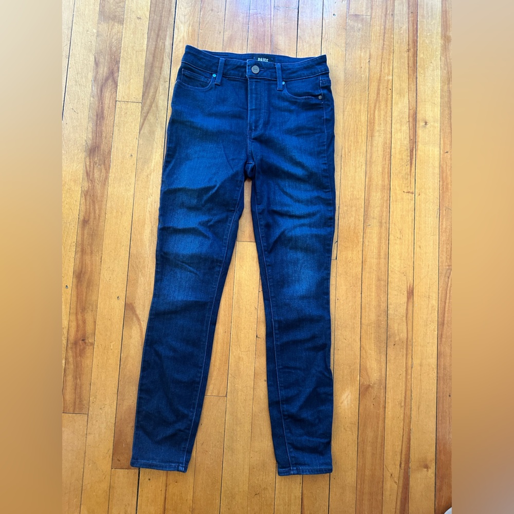 PAIGE Women's Deep Indigo Skinny Jeans